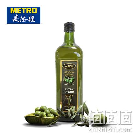 酸度≤0.3%，西班牙进口 Abril 特级初榨橄榄油 1L 39元包邮 值值值-买手聚集的地方