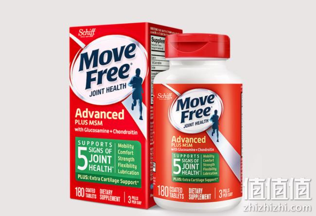 MoveFree 益节 维骨力 绿瓶 180粒x2件 199元 值值值-买手聚集的地方