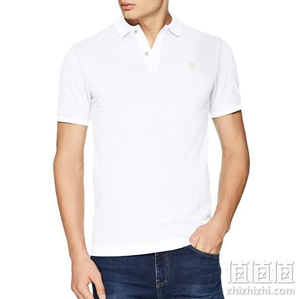 弹力修身不紧绷，亲肤透气吸汗：G-Star Raw 男士 弹力棉Polo衫 Prime直邮到手182元 值值值-买手聚集的地方