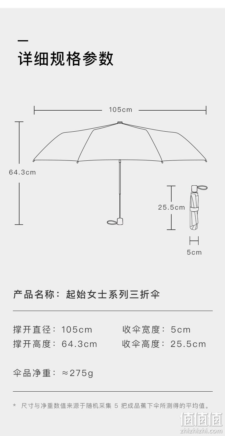 105cm大伞径：BANANA UNDER 蕉下 起始系列 折叠晴雨两用伞 54.5元包邮（原价129元） 值值值-买手聚集的地方