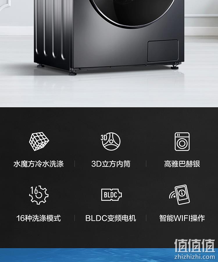 新低!今晚0点:10公斤 小天鹅 水魔方 滚筒洗衣机 TG100V86WMDY5 2899元包邮,赠卡赫清洗机 值值值-买手聚集的地方