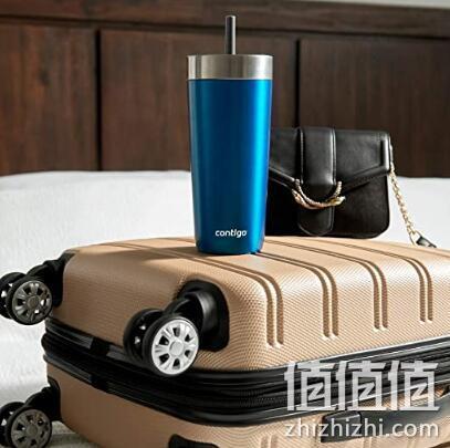 Contigo 康迪克 Luxe Tumbler 双层真空隔热不锈钢吸管杯 530ml 新低150.66元包邮 值值值-买手聚集的地方
