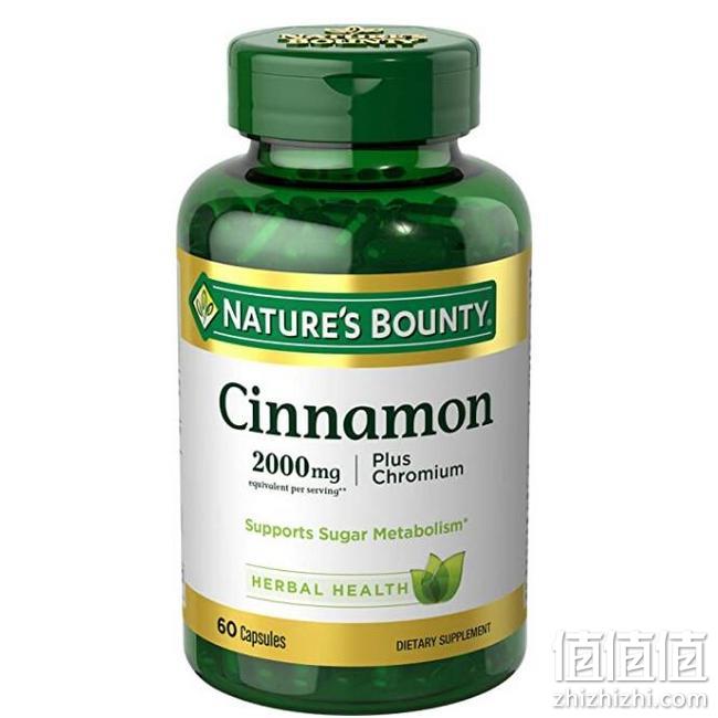 降糖降脂,2000mgx60粒 Nature's Bounty自然之宝 肉桂胶囊 Prime直邮到手77元 值值值-买手聚集的地方