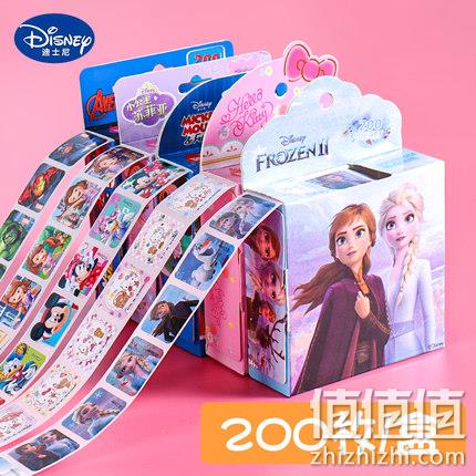 Disney 迪士尼 DM20755A 卡通贴纸 200贴/盒 6.8元包邮 值值值-买手聚集的地方