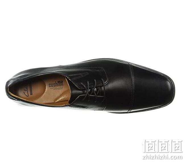 分层缓震鞋底，脚掌全贴合：Clarks其乐 男士 Tilden Cap皮鞋德比鞋 Prime直邮到手293元 值值值-买手聚集的地方