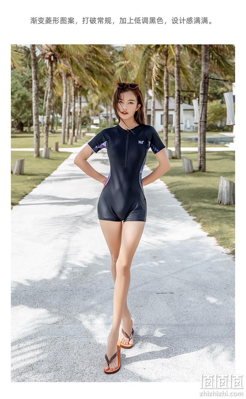 361° 2021新款 休闲女士连体泳衣 34.9元包邮 值值值-买手聚集的地方