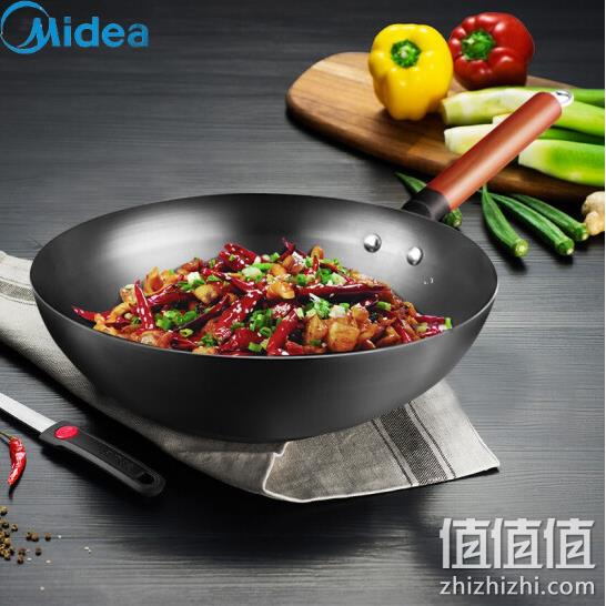 22日0点： Midea 美的 CT32A09 无涂层炒锅 32cm 49元 值值值-买手聚集的地方