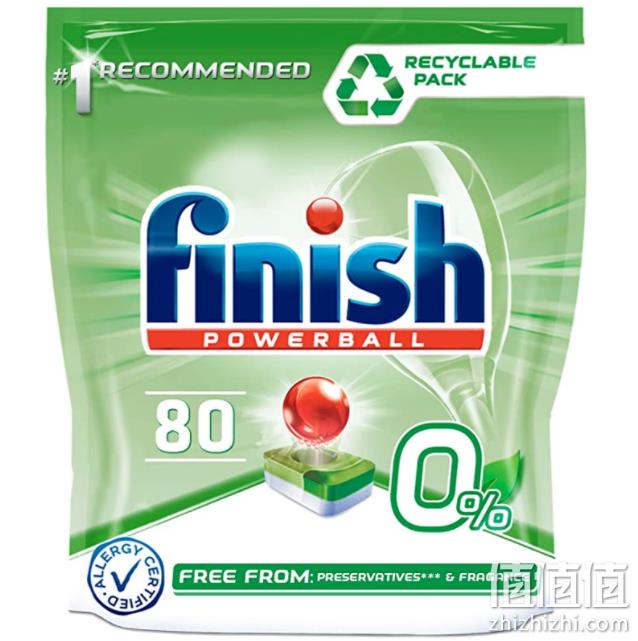 英亚销量第一！0添加！80块 Finish 亮碟 0%添加 洗碗机专用洗涤块 直邮含税到手103元 值值值-买手聚集的地方