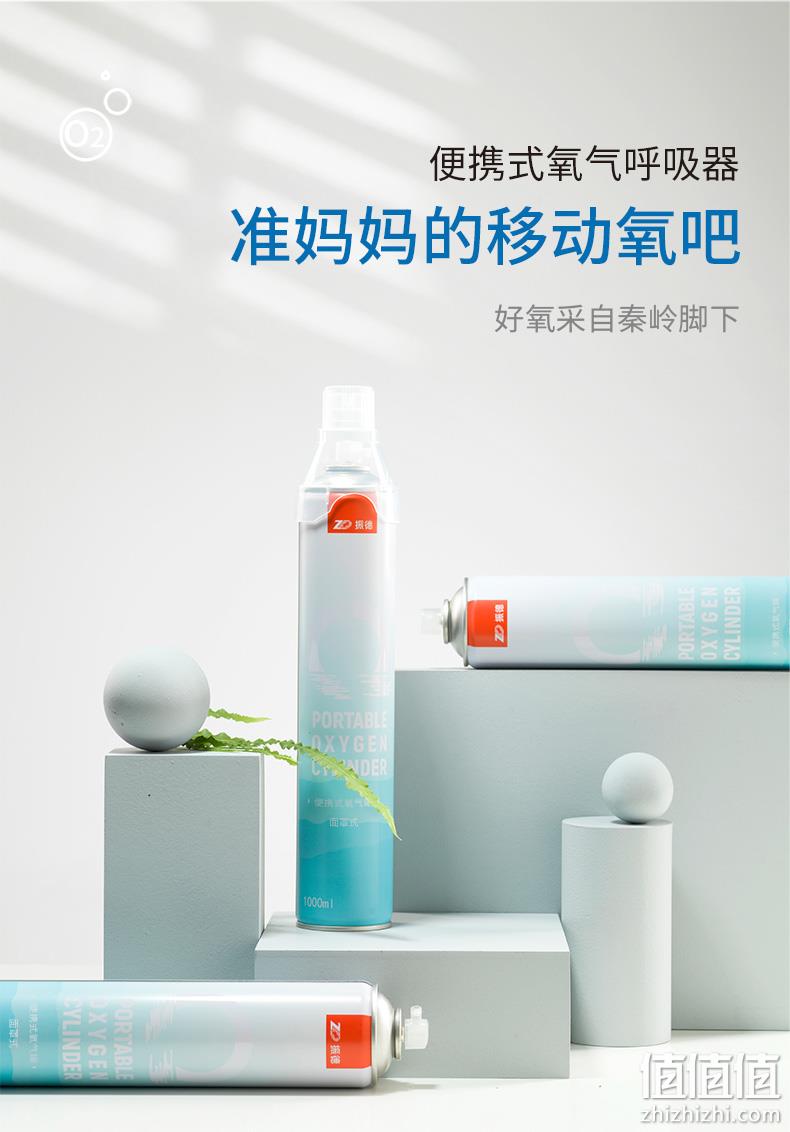 ZD 振德 便携式家用户外氧气瓶 1L 9.9元包邮 值值值-买手聚集的地方