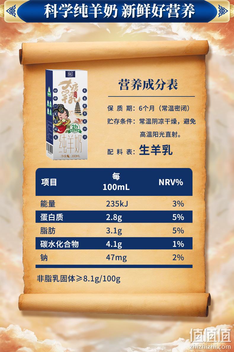 御宝臻启&大唐不倒翁联名款 新鲜放牧纯山羊奶 200mlx6盒 券后29元包邮(京东69元) 值值值-买手聚集的地方