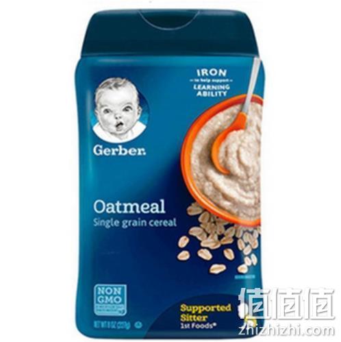 高铁锌燕麦味 ，227gx6件 Gerber 嘉宝 婴幼儿米粉 进口版  一段 98.68元包邮包税 值值值-买手聚集的地方