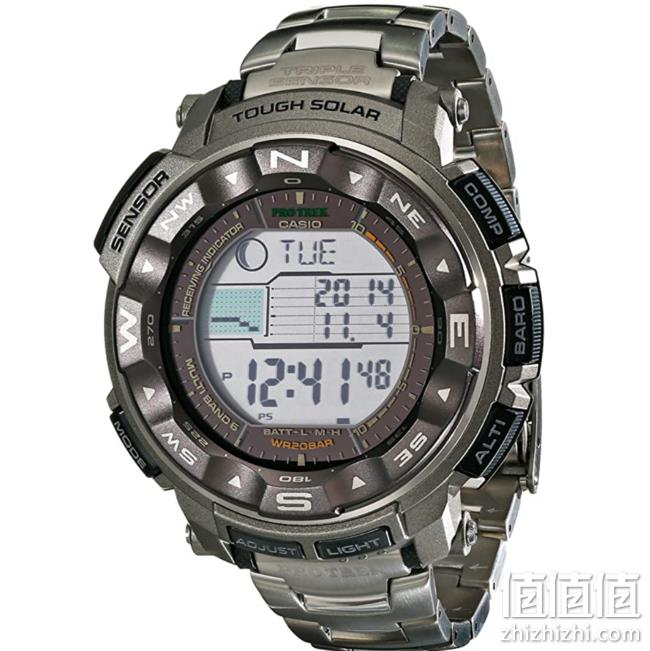 CASIO 卡西欧 PRW2500T-7CR 登山系列 太阳能数字腕表 直邮含税到手1510元 值值值-买手聚集的地方