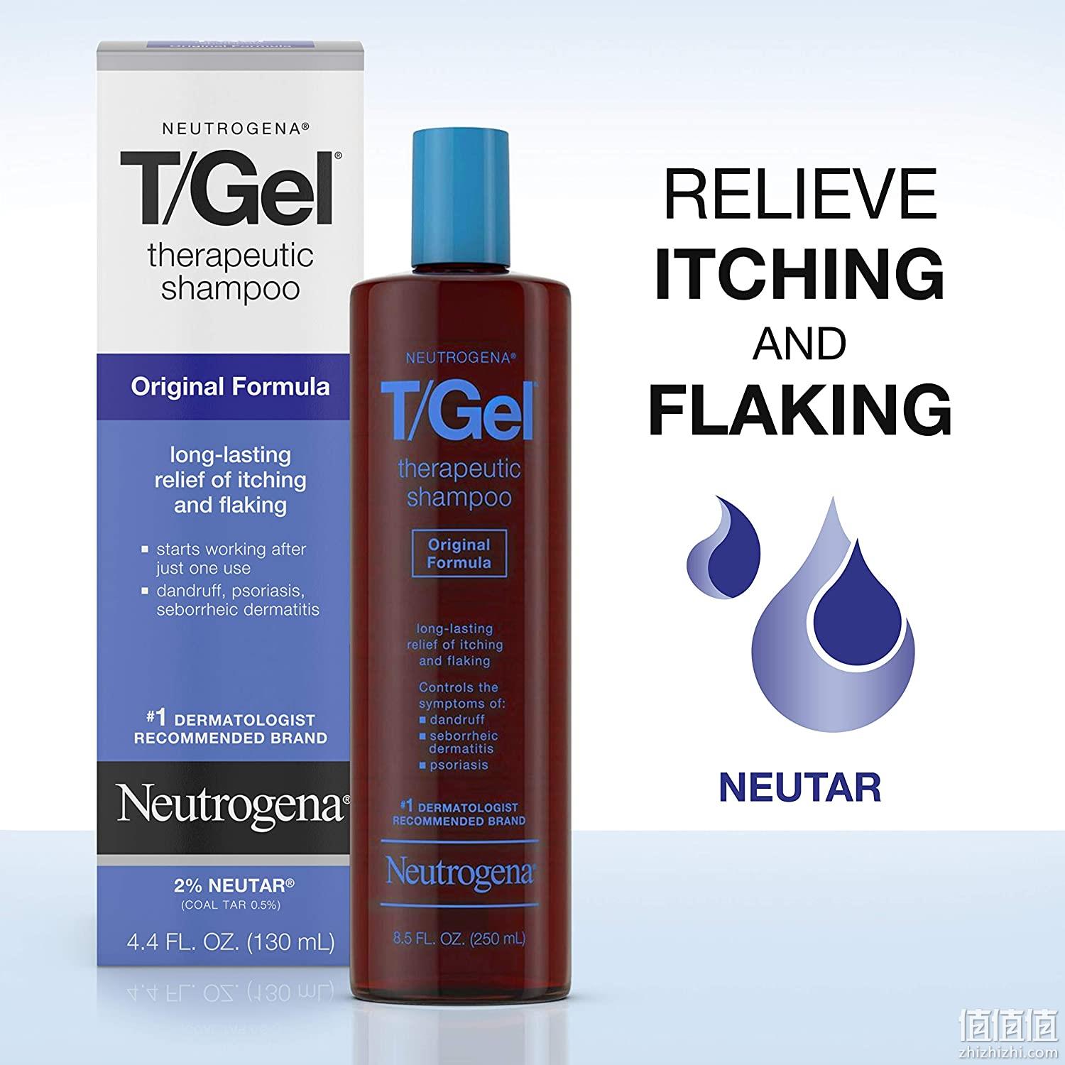 亚马逊销冠！医师推荐，对付各种头皮问题：473ml Neutrogena露得清 T-Gel 基础款去屑洗发水 Prime直邮到手91元 值值值-买手聚集的地方
