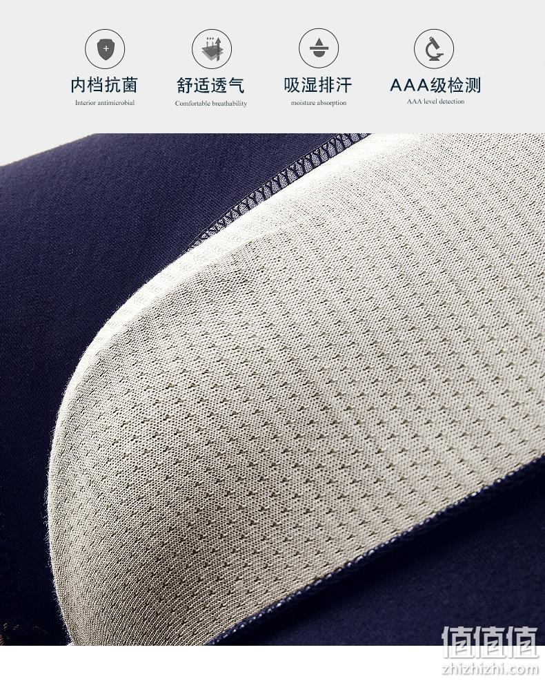 新低！高支纯棉，AAA级抑菌：4条 帕兰朵 男士 透气棉质内裤 券后19.9元起包邮 值值值-买手聚集的地方
