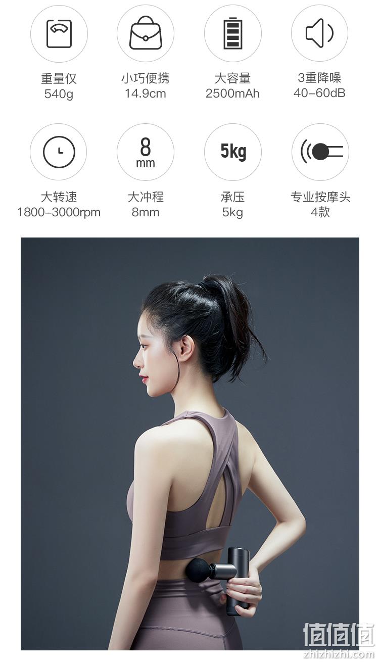 直降100元！8mm大冲程，随时放松：淘宝心选 boosterx mini筋膜枪 券后199元包邮，送乳胶U型枕（之前推荐299元） 值值值-买手聚集的地方