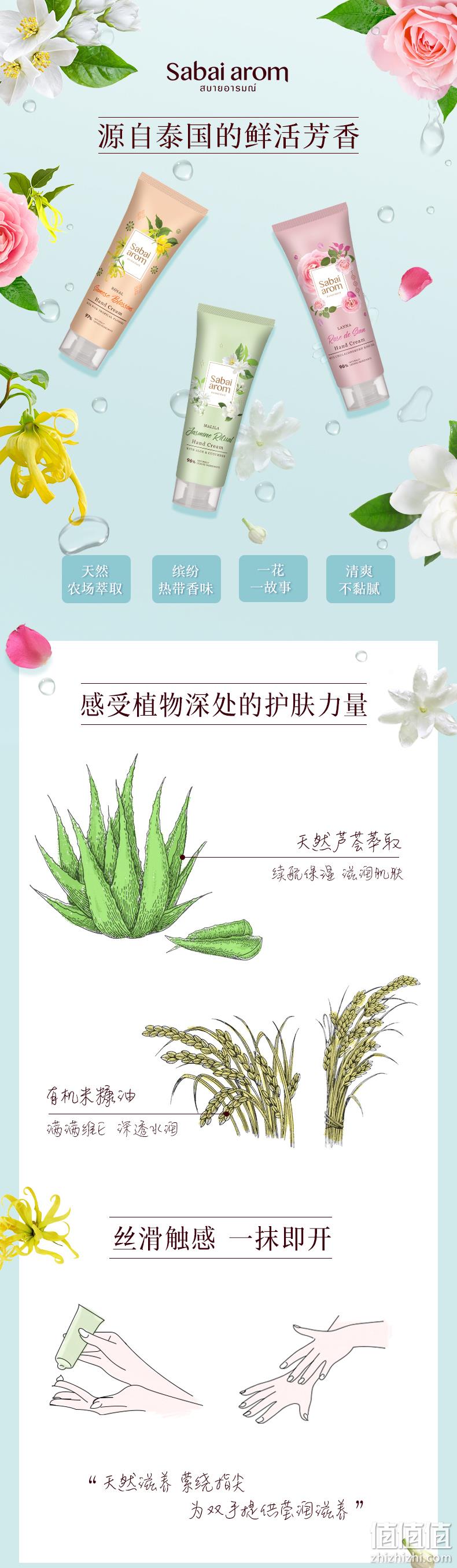 泰国进口 Sabai-arom 随身护手霜套装 75gx3支 领券+满减后30元包邮 值值值-买手聚集的地方