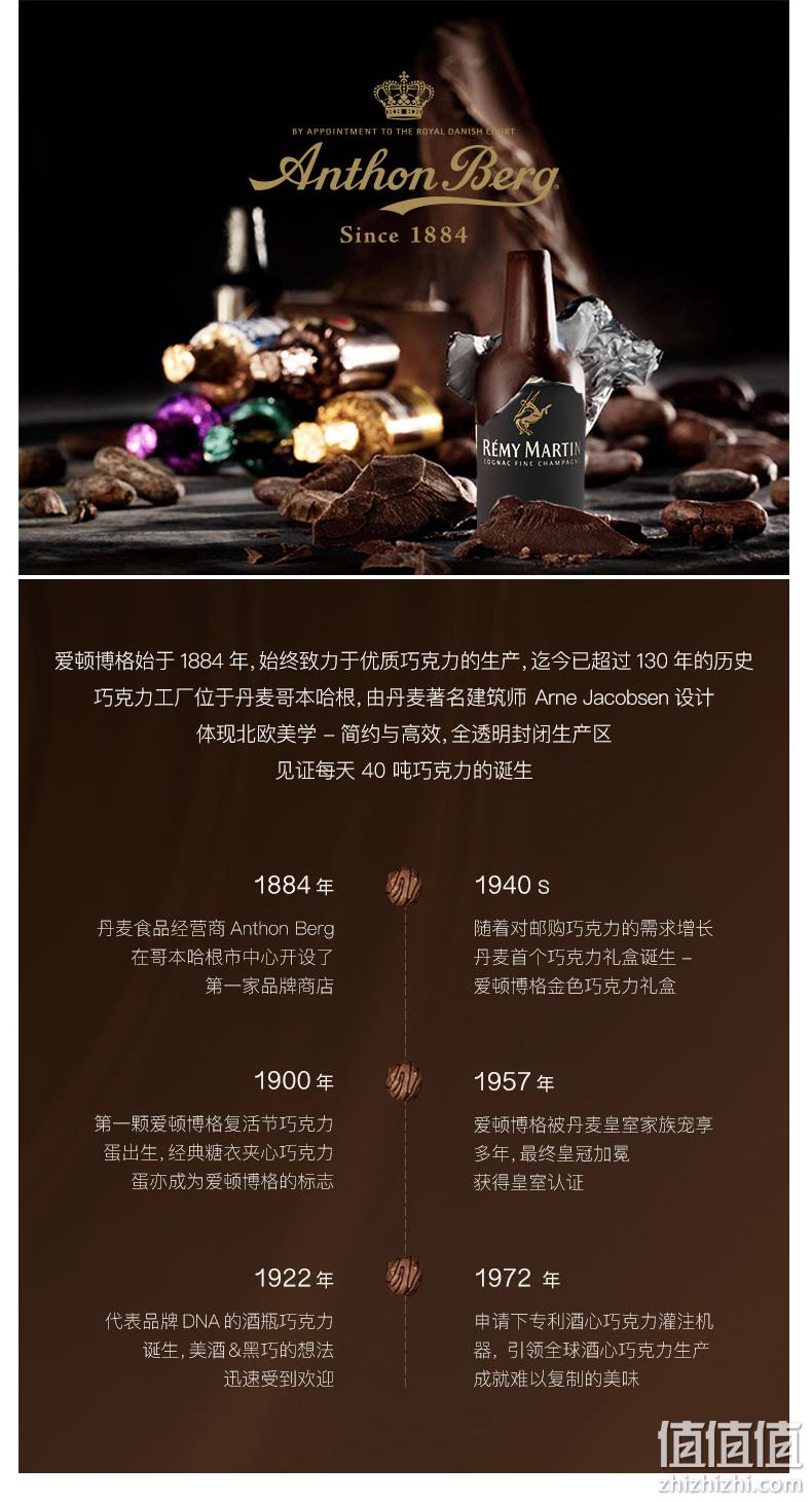 临期特价，丹麦皇室御用：12支 Anthon Berg爱顿博格 人头马酒心巧克力 礼盒装 49元直邮到手 值值值-买手聚集的地方