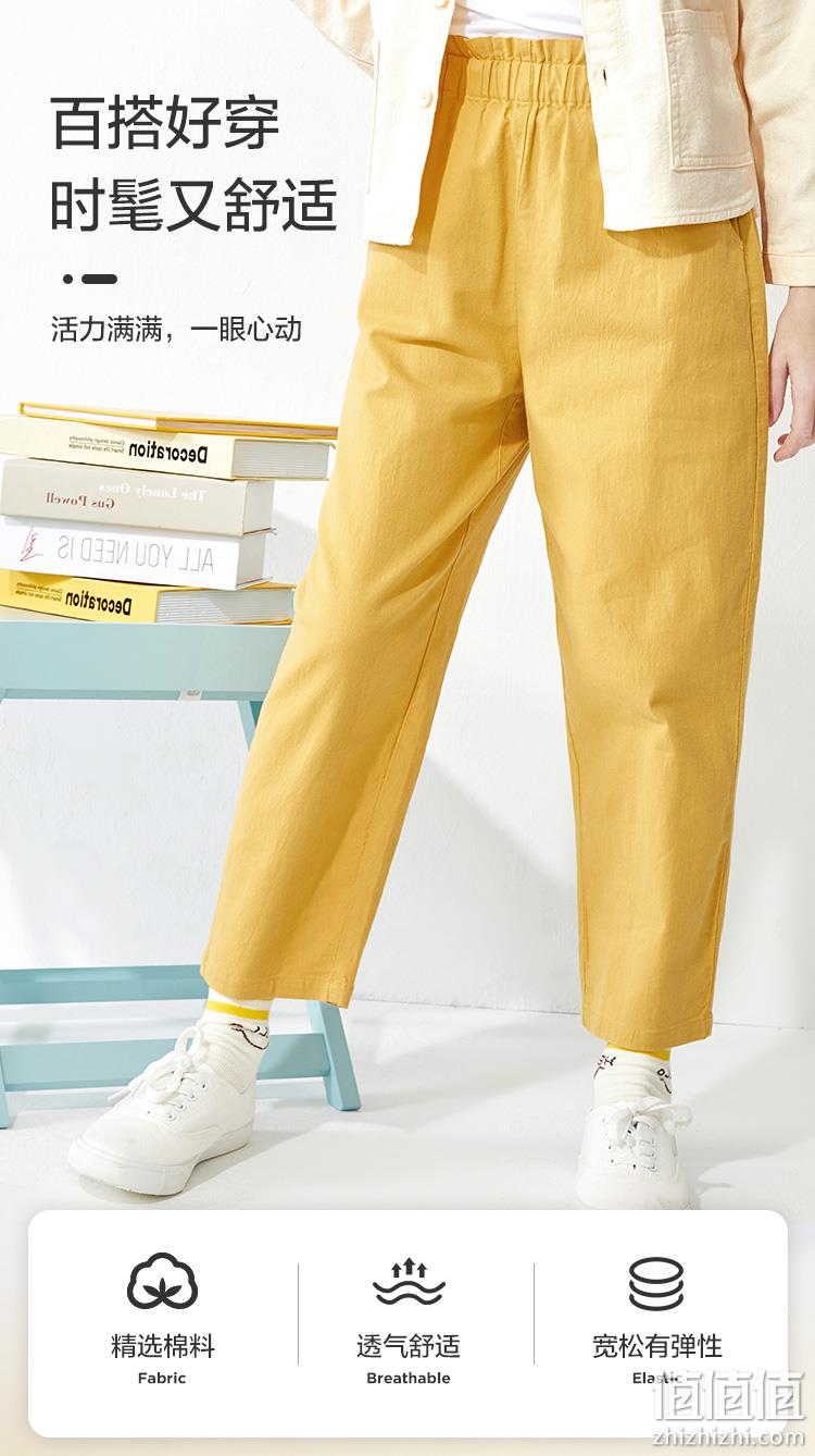 巴拉巴拉 2021款 女童中大童甜美花苞裤 新低55.9元包邮 值值值-买手聚集的地方