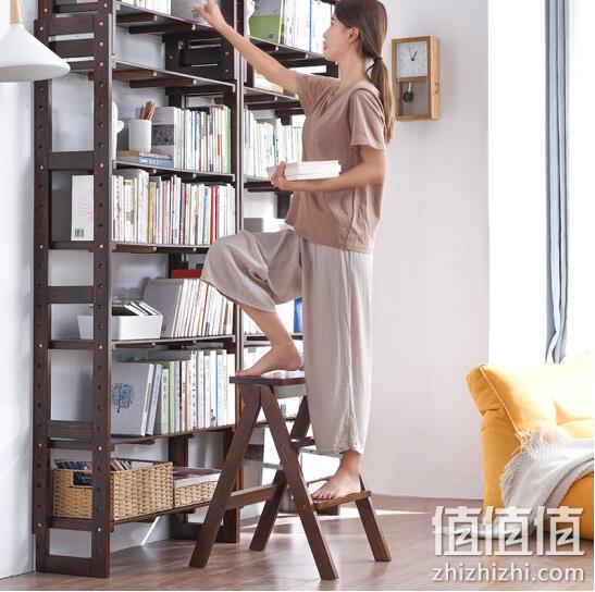 实木、可折叠：家逸 RF-1351 家用梯凳 169元 值值值-买手聚集的地方