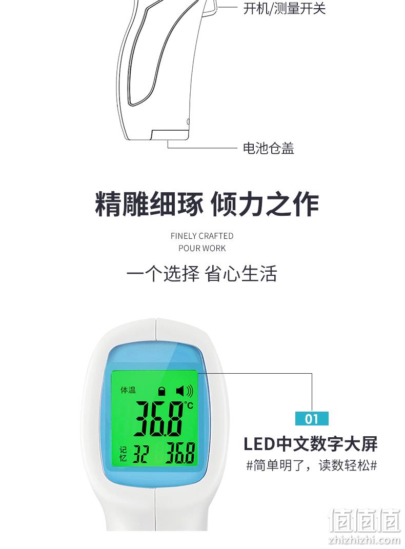质保15年 可量体温 水温：长坤 红外线额温枪 CK-T1503 券后29元包邮（京东65元） 值值值-买手聚集的地方