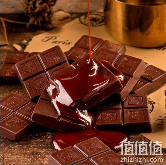 白菜价！72%可可，卜珂零点 黑巧克力薄片排块 100g(约20片) 9.9元包邮 值值值-买手聚集的地方