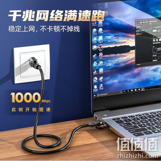 SAMZHE 山泽 CAT6六类网线 2米 5.4元 值值值-买手聚集的地方