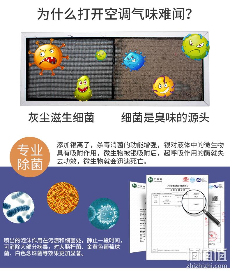 白菜价！免拆免洗、除菌率99.9%：日本进口，kinbata 空调清洗剂 580ml 5.9元包邮 值值值-买手聚集的地方