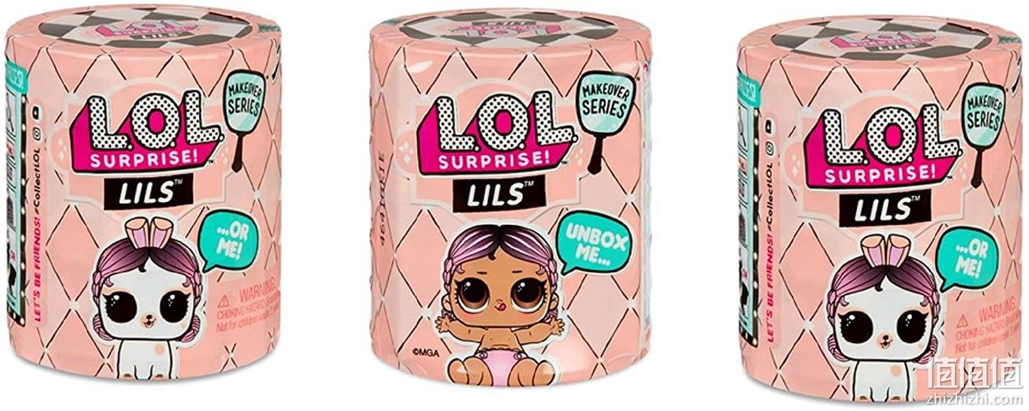 值哭！亚马逊销冠！3个装 L.O.L. Surprise惊喜娃娃 第5代Lils拆拆乐盲盒 Prime凑单直邮到手63元，折合31元/个（天猫99元/个） 值值值-买手聚集的地方