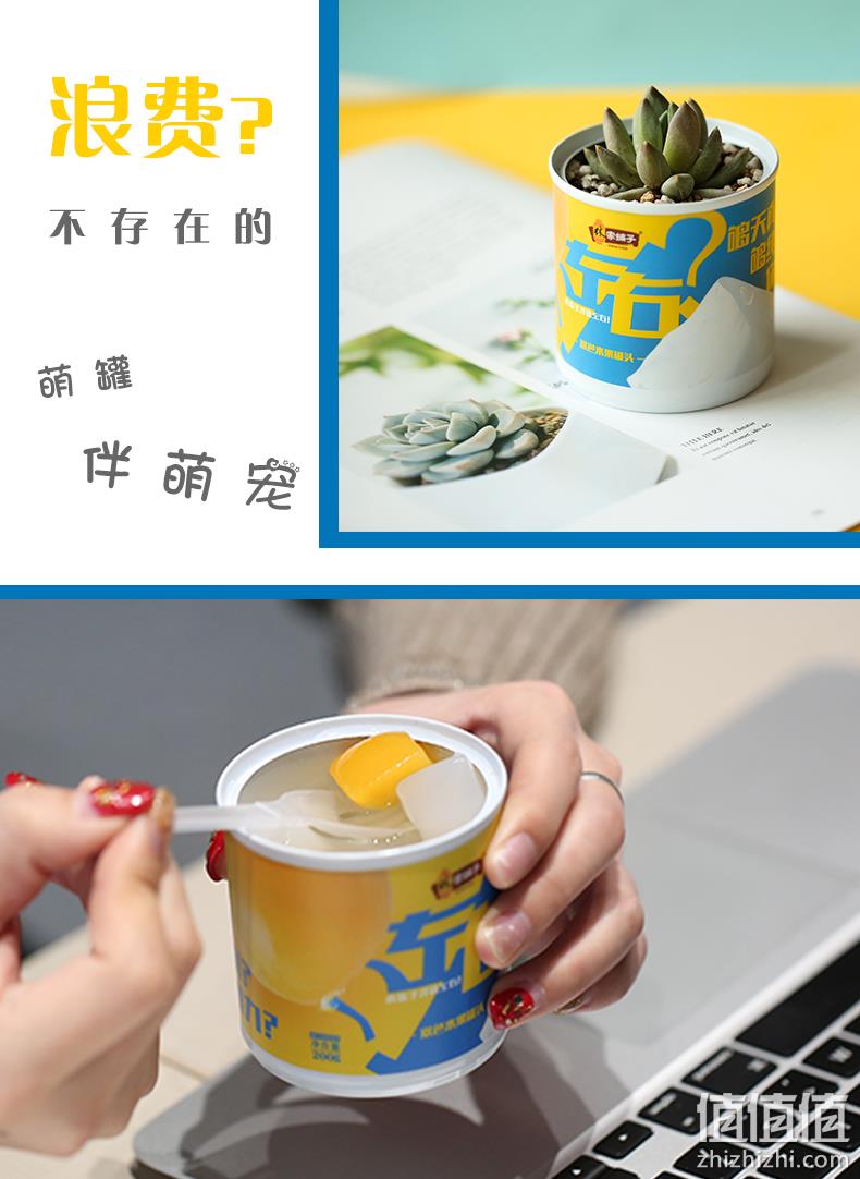 史低！中国罐头十强企业：200gx4罐x2件 林家铺子 双色黄桃椰果罐头 19.8元包邮（之前200gx4罐需13.9元） 值值值-买手聚集的地方