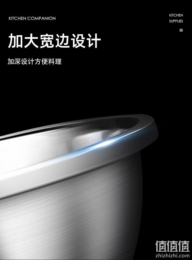 宣帝 加厚不锈钢盆 5件套 券后39元包邮 值值值-买手聚集的地方
