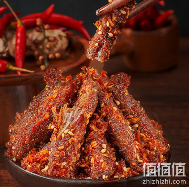 0点结束、独立小包装、优质牛肉！ 80g×6袋 蜀道香 嗨辣麻辣牛肉干 券后38.8元包邮 爆炸级别 值值值-买手聚集的地方