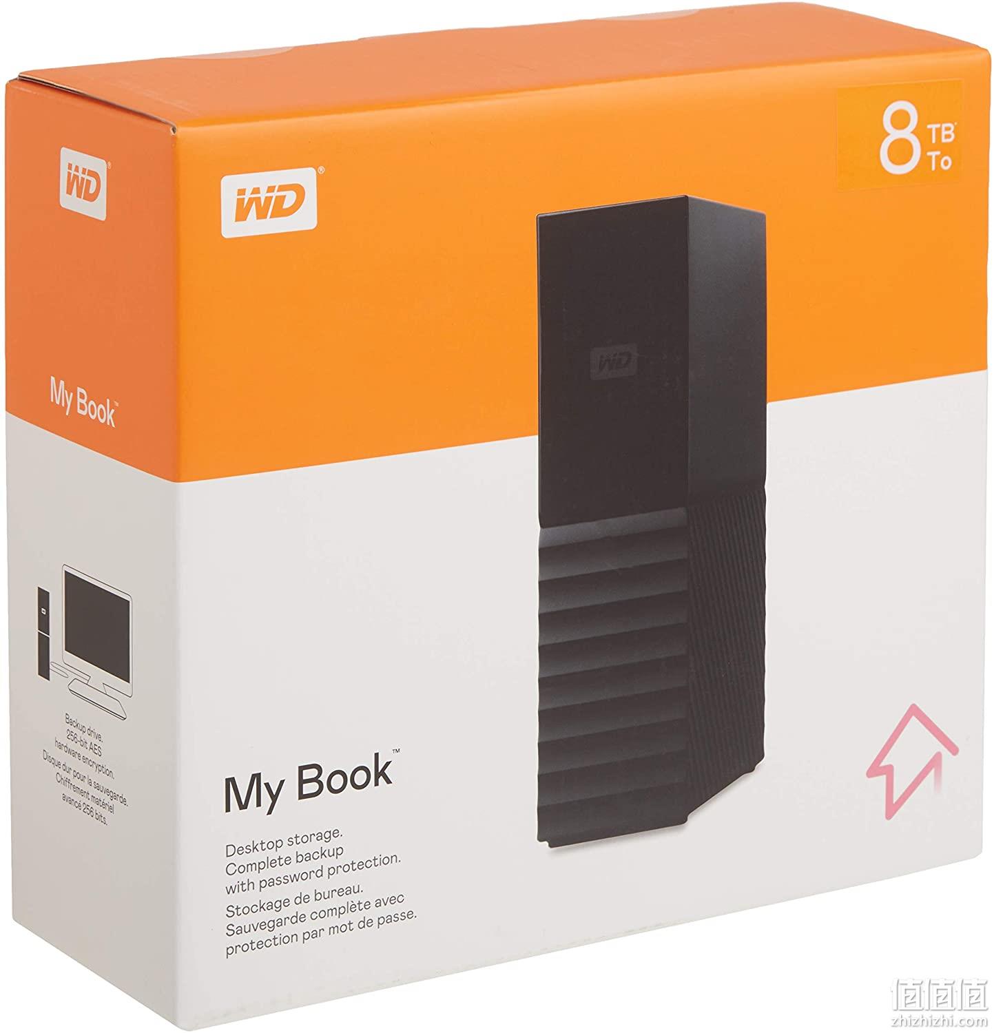 Western Digital 西部数据 My Book USB3.0 桌面外置硬盘 8TB Prime直邮到手976元 值值值-买手聚集的地方