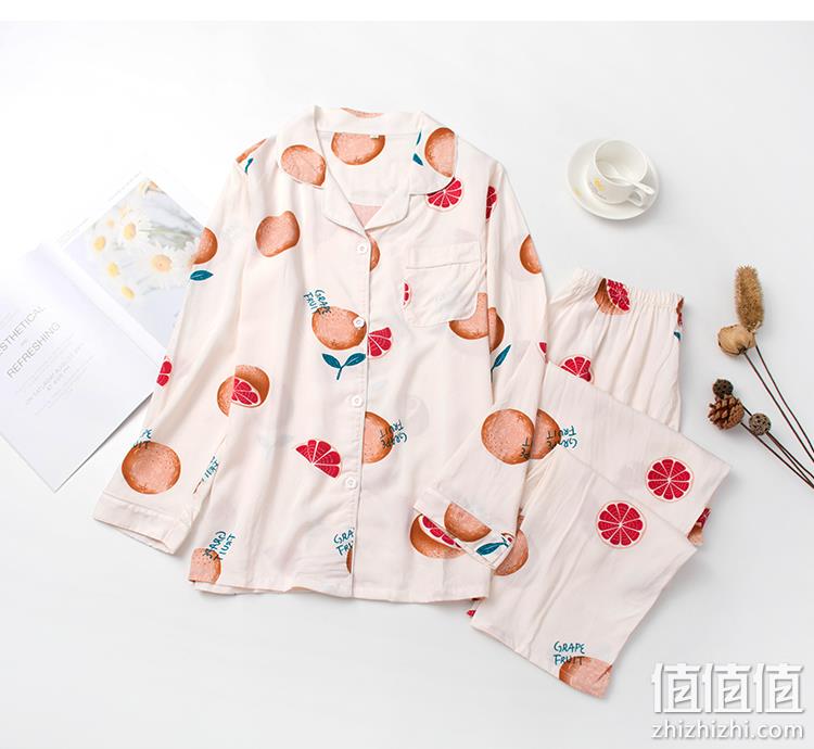 淘宝潮流店，45S精梳凉感绵绸：苛爱 棉绸睡衣家居服套装 48元（包邮、需用券） 券后48元包邮 值值值-买手聚集的地方