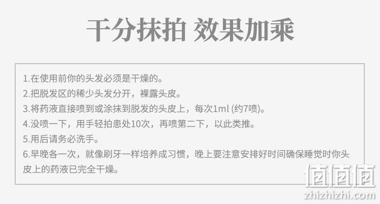 防脱生发，2%含量，低敏男女通用：100ml 斯必申 米诺地尔酊搽剂 108元起包邮 值值值-买手聚集的地方