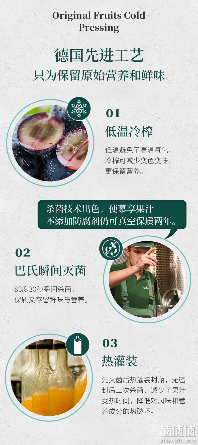 德国百年品牌 原装进口 慕享 100%原果压榨果汁 750mlx2瓶 券后129元包邮 值值值-买手聚集的地方