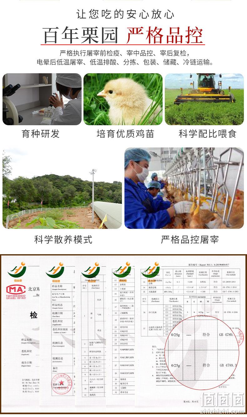 首农旗下，林地五谷散养，全程可追溯：800gx3只 百年栗园 散养柴鸡 88元包邮（之前推荐99元） 值值值-买手聚集的地方