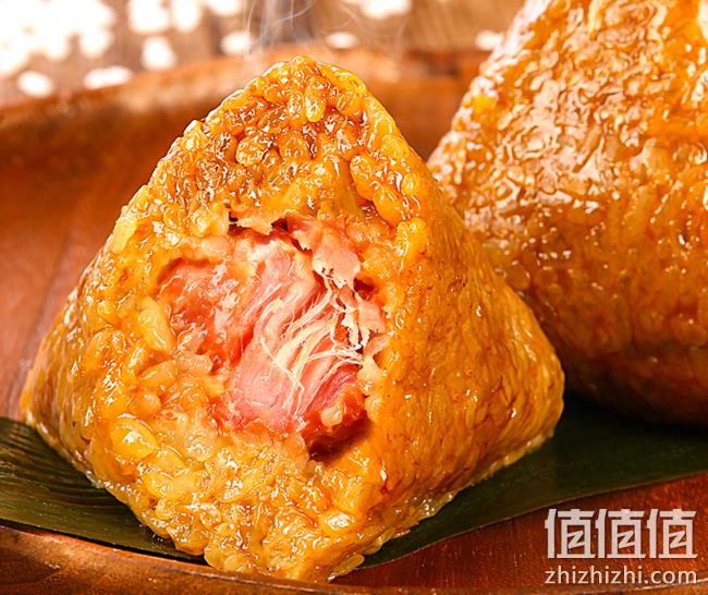 含咸蛋黄 梅花肉！臻味旗舰店 鲜品屋大肉粽子4个装 满减 劵后8.9元包邮 值值值-买手聚集的地方