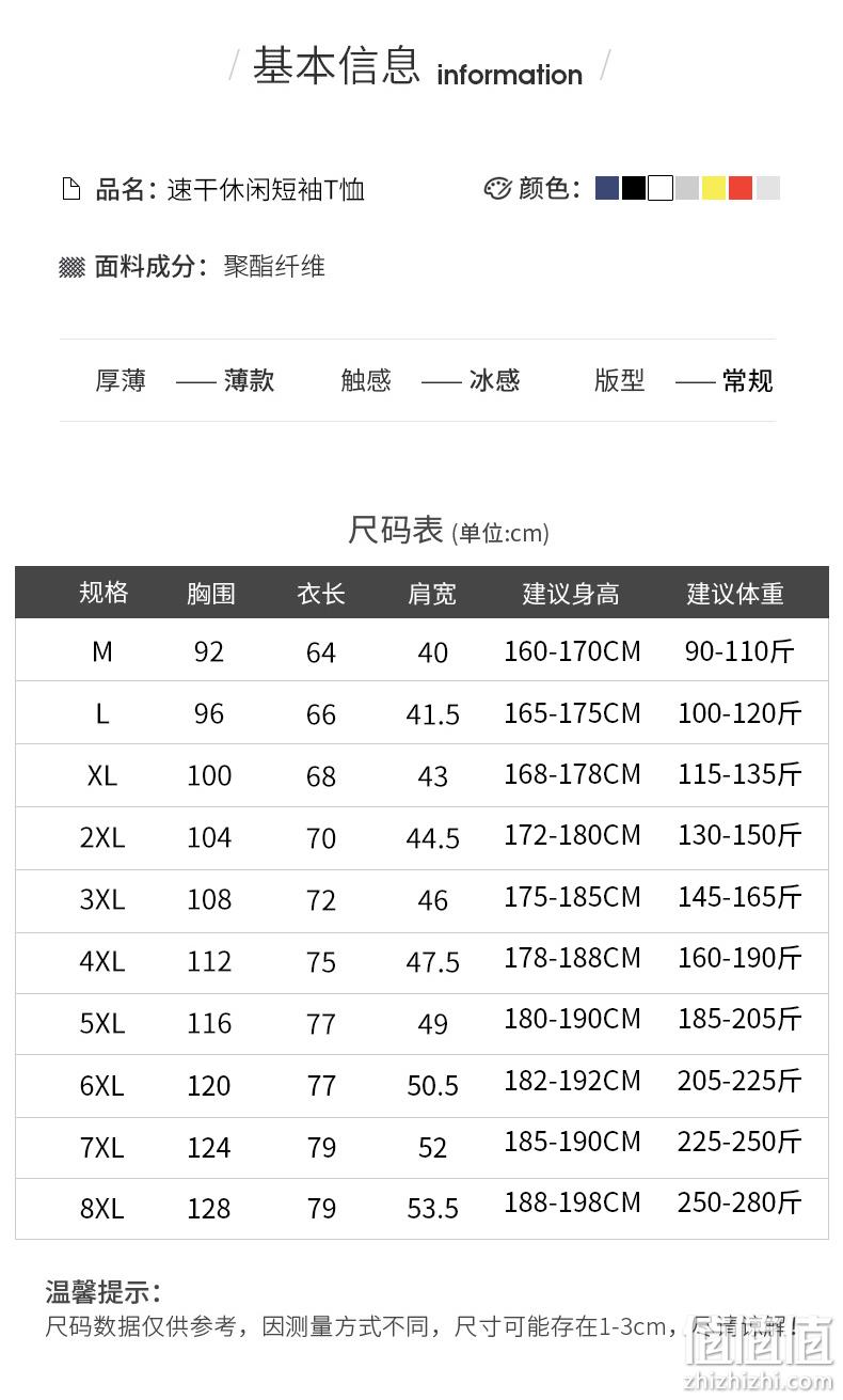 8XL大码可选，网眼速干：衣二三寺 运动短袖T恤 m-4xl 6.9元起包邮 值值值-买手聚集的地方