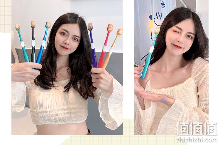 沐暄 日系65孔宽头牙刷 6支装 券后12.9元包邮 值值值-买手聚集的地方