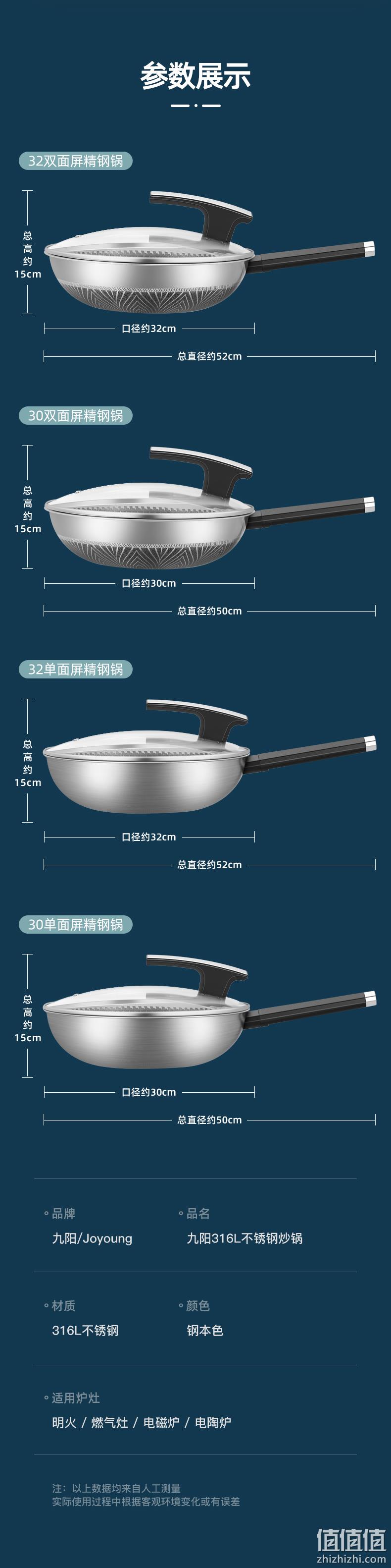 九阳官 蜂窝微雕不粘 316L不锈钢炒菜锅 30cm 券后169元包邮 值值值-买手聚集的地方