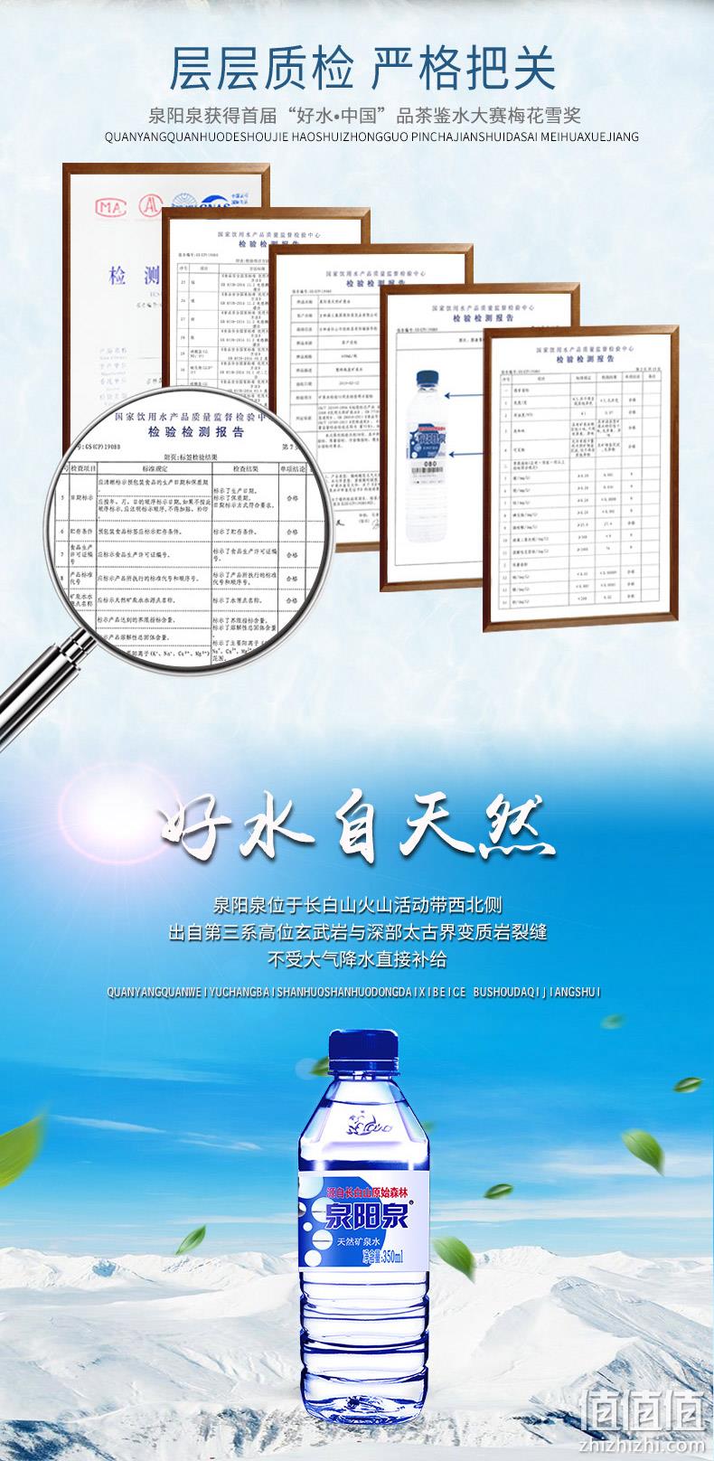 泉阳泉 长白山天然弱碱性矿泉水 350mlx24瓶 券后28元包邮 值值值-买手聚集的地方