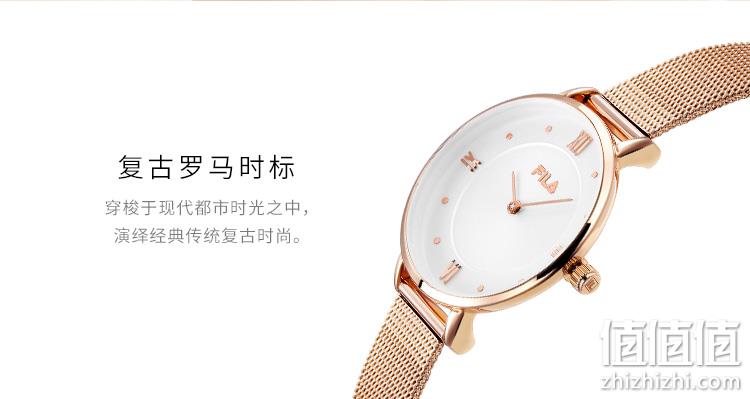 高圆圆代言 意大利 FILA 斐乐 女士编织钢带石英表 券后199元包邮 值值值-买手聚集的地方