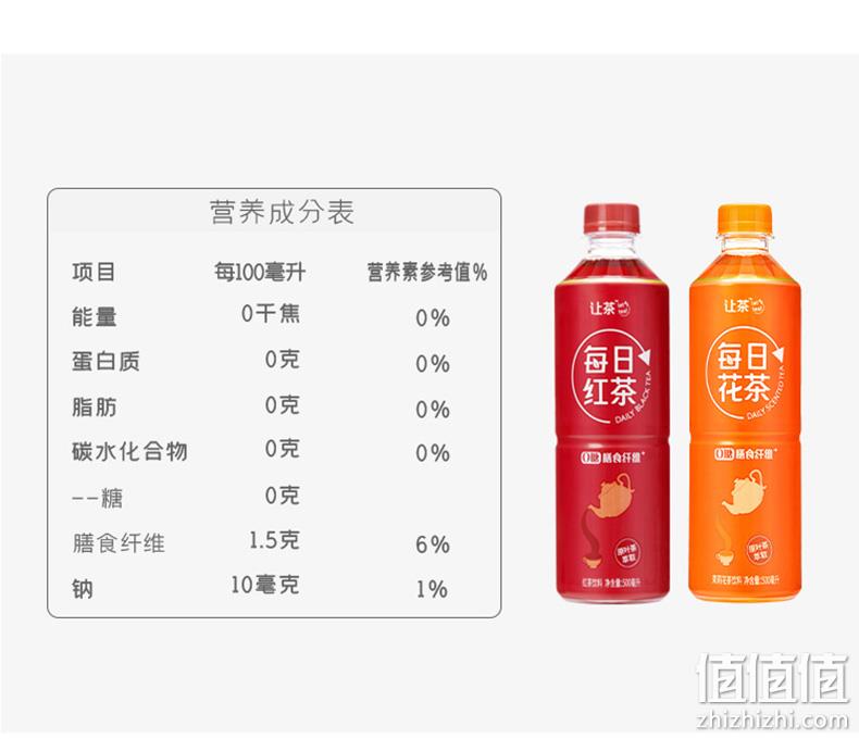 三得利同厂生产制造 让茶 低糖绿茶/茉莉茶 0糖0脂 500毫升x6瓶 券后15.9元包邮 值值值-买家集聚的地区