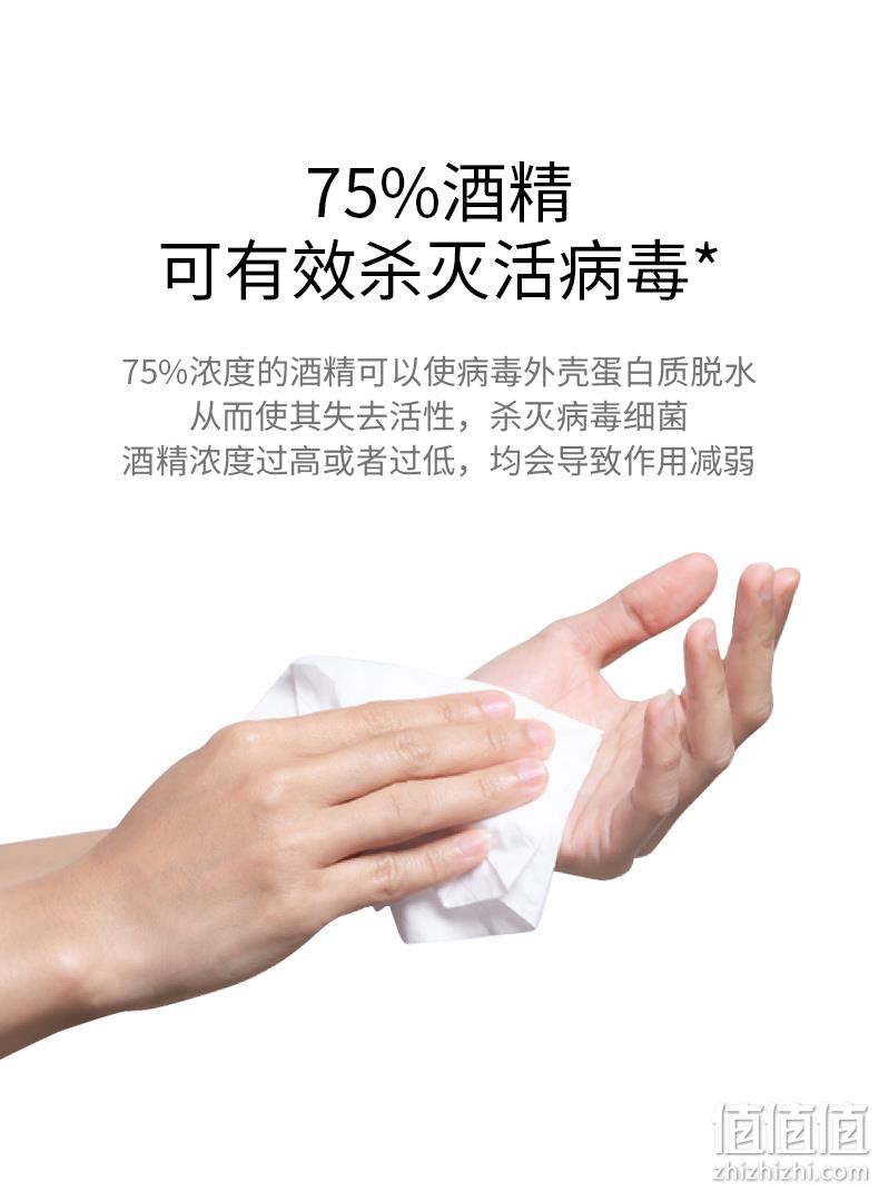 碧C 75%酒精杀菌消毒湿巾100抽/桶 9.9元包邮 值值值-买手聚集的地方