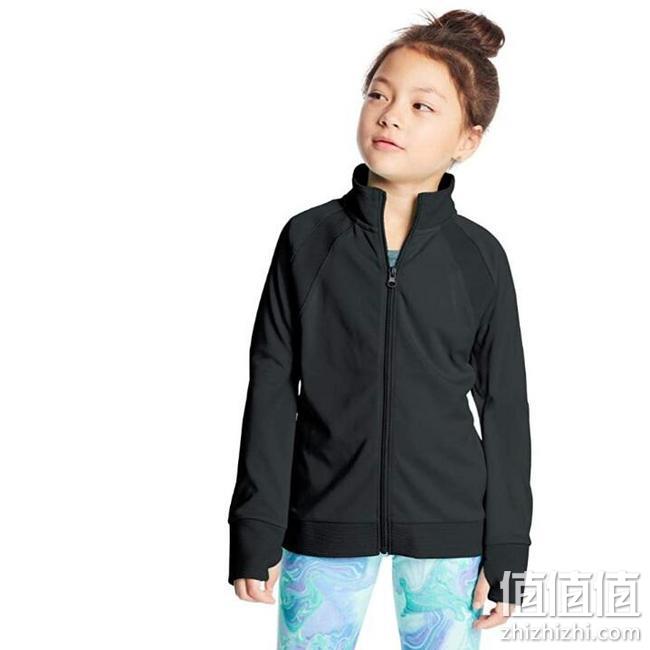 双重速干排湿，Champion冠军 C9系列 Cardio 女童 针织运动夹克 Prime凑单直邮到手114元 值值值-买手聚集的地方