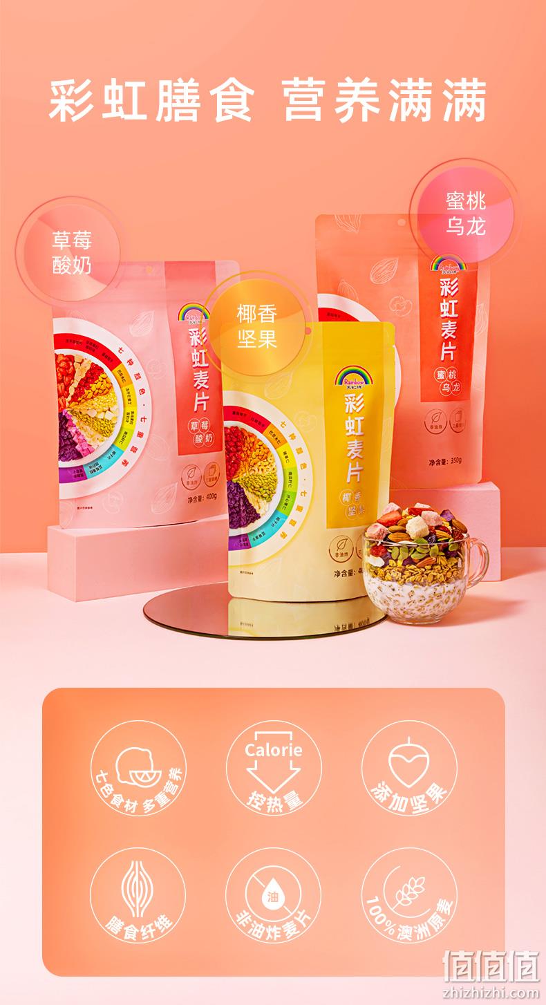 天虹牌&华南理工大学 蜜桃乌龙彩虹麦片 350gx2袋 新低34.8元起包邮 值值值-买手聚集的地方