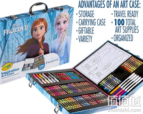 单件包邮！Crayola 绘儿乐 Inspiration 冰雪奇缘2 高级小艺术家精美礼盒绘画套装 prime直邮到手115元（国内300左右） 值值值-买手聚集的地方