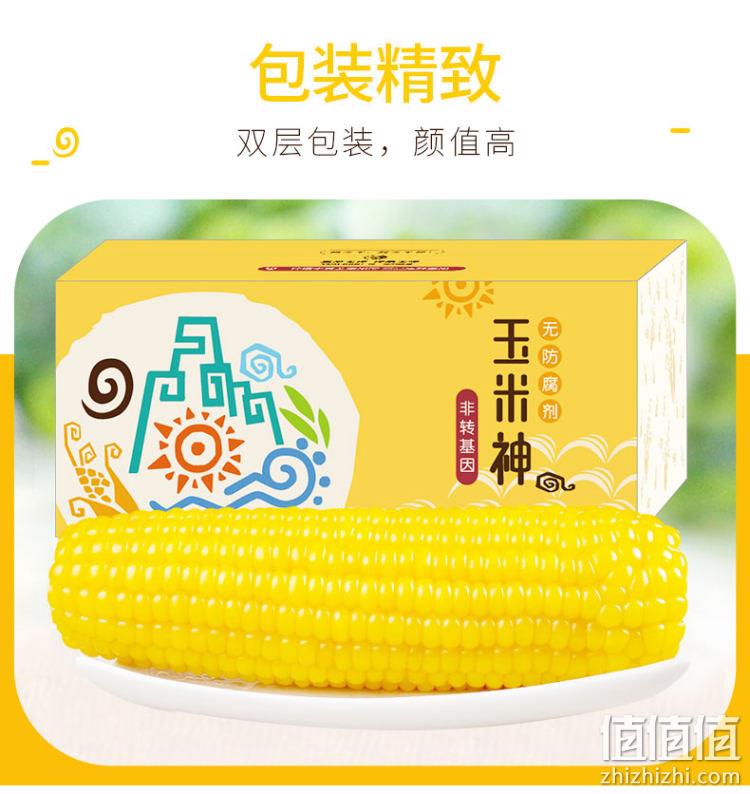 非转基因，自然甜：220gx10棒 玉米神 东北糯玉米 新鲜真空包装 券后29.8元包邮 值值值-买手聚集的地方