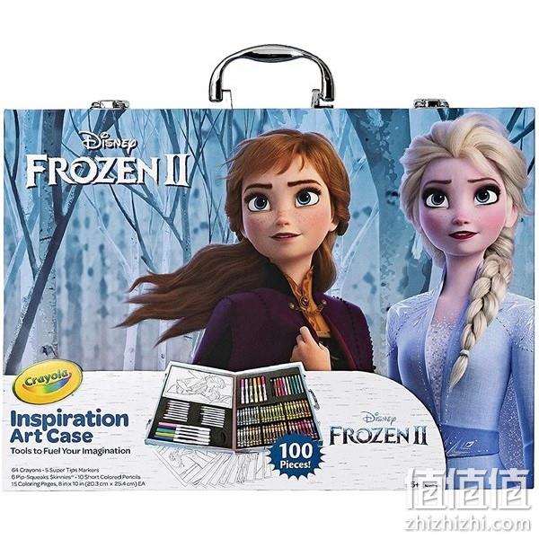 单件包邮！Crayola 绘儿乐 Inspiration 冰雪奇缘2 高级小艺术家精美礼盒绘画套装 prime直邮到手115元（国内300左右） 值值值-买手聚集的地方