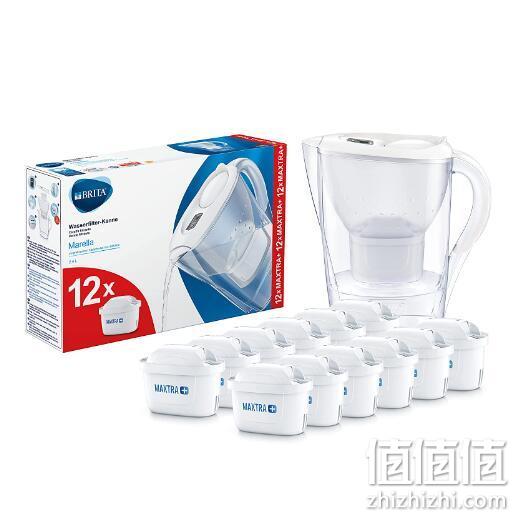 1壶12芯 Brita 碧然德 Marella海洋系列 滤水壶2.4L 340.43元 值值值-买手聚集的地方